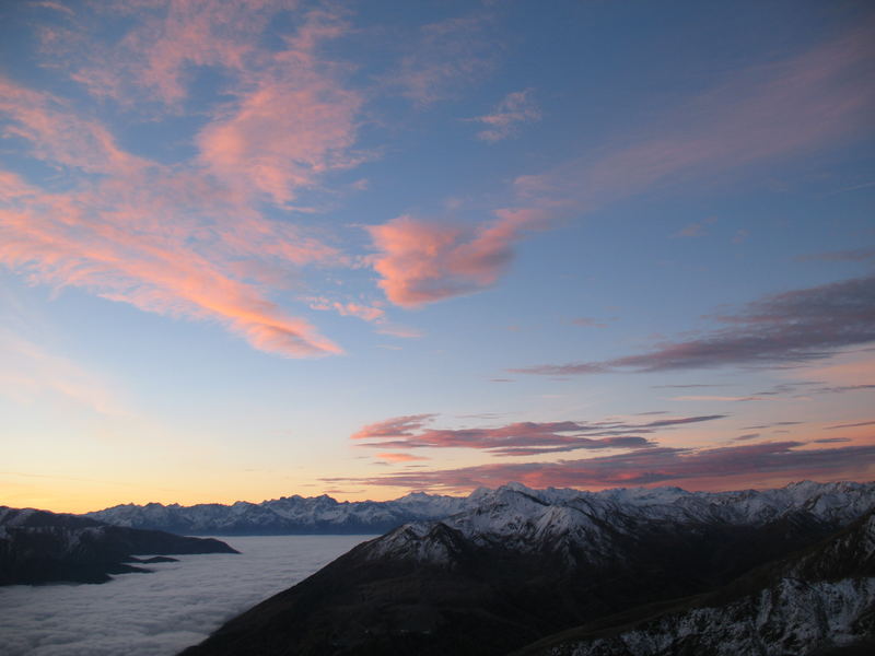 Warten auf den Sonnenaufgang