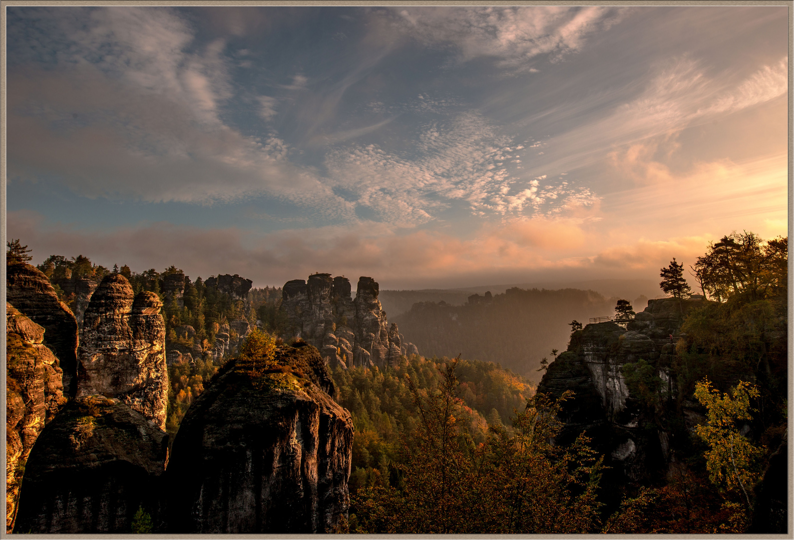 Warten auf den Sonnenaufgang