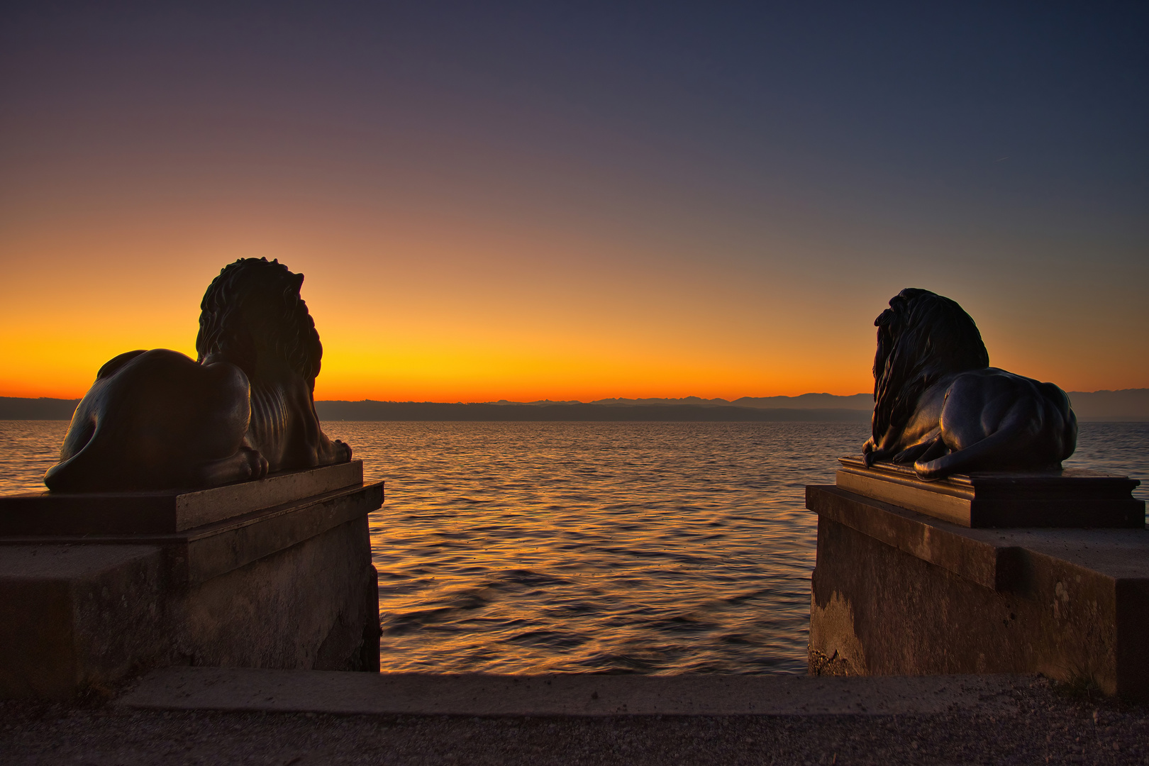 Warten auf den Sonnenaufgang