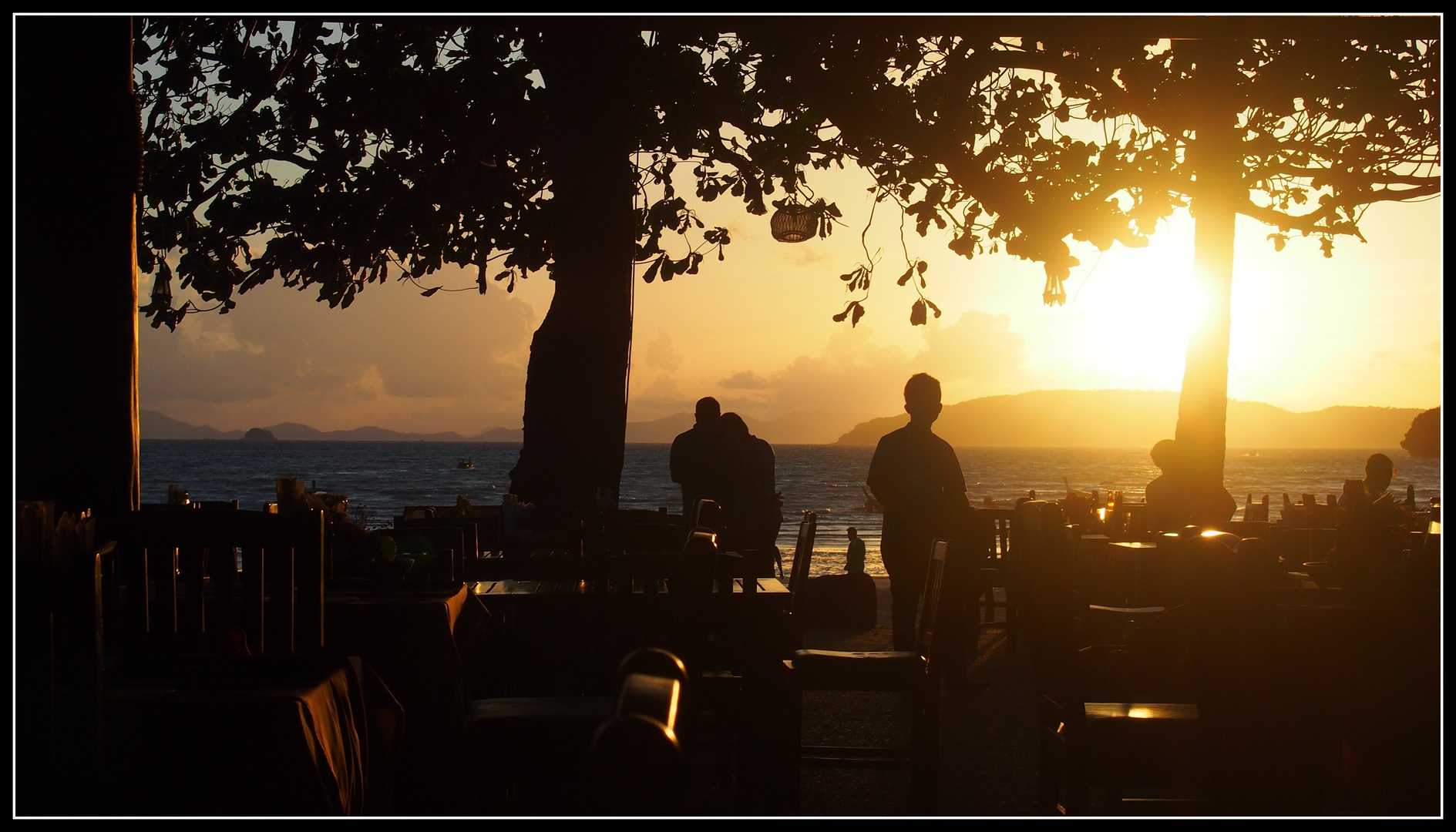 Warten auf den Sonnenuntergang