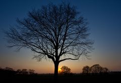 Warten auf den Sonnenuntergang