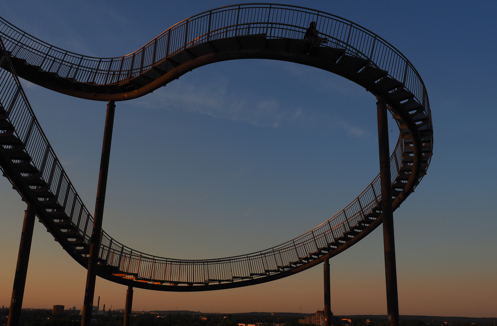 Warten auf den Sonnenuntergang