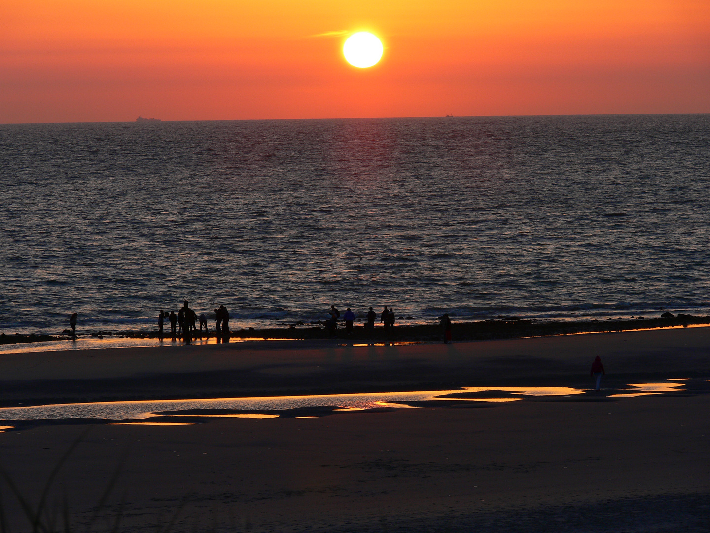 Warten auf den Sonnenuntergang