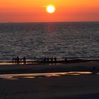 Warten auf den Sonnenuntergang