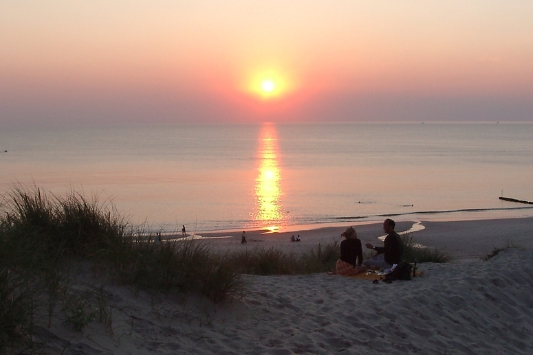 Warten auf den Sonnenuntergang