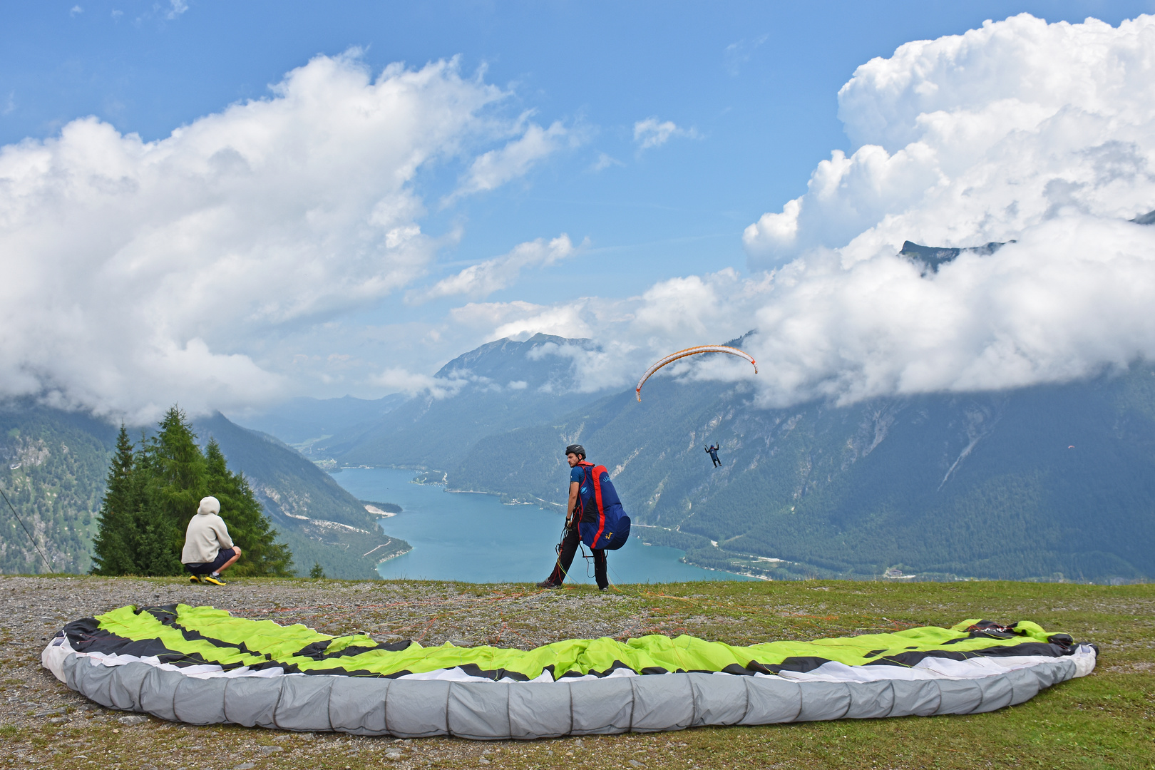 Warten auf den Start