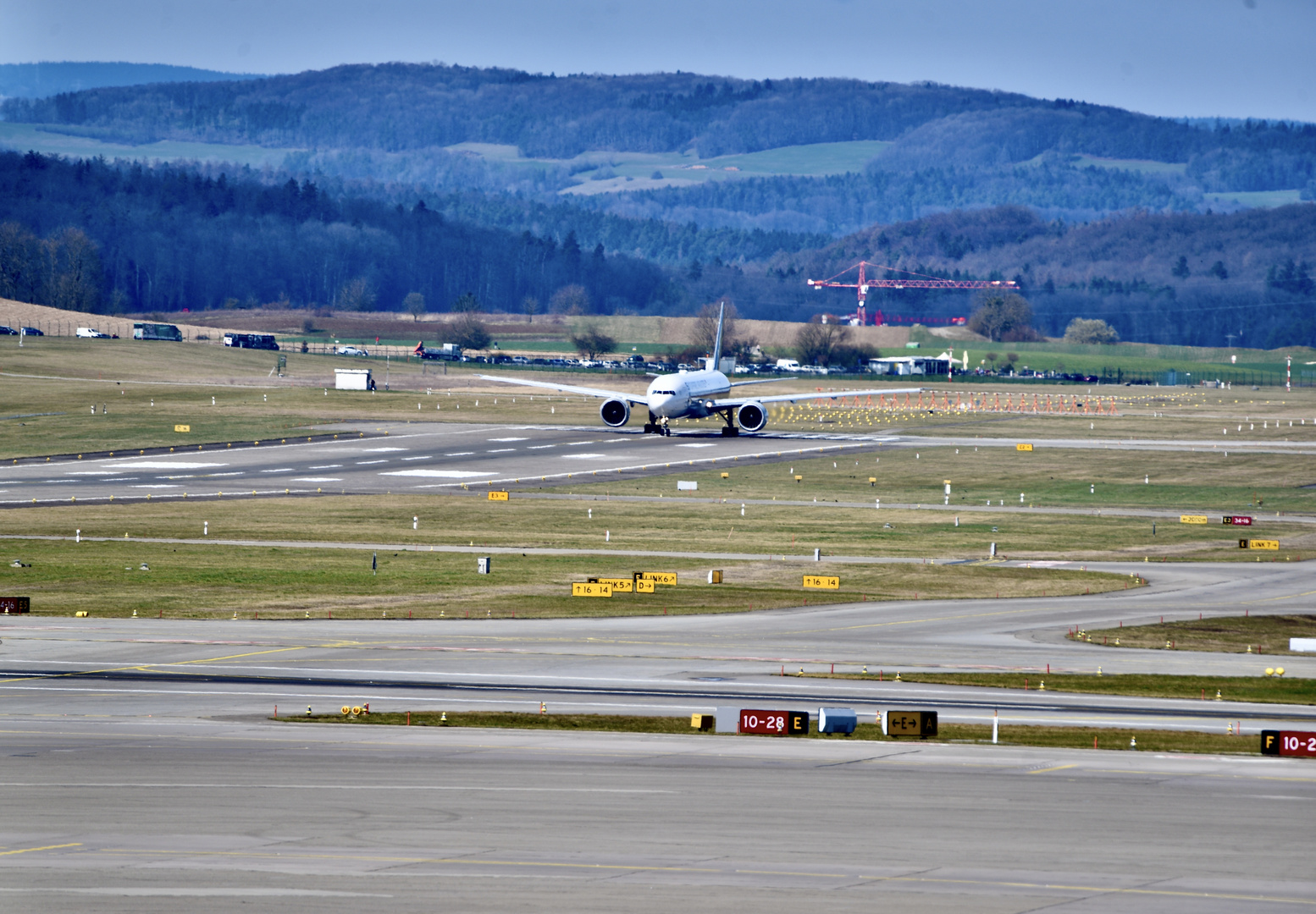 Warten auf den Start.