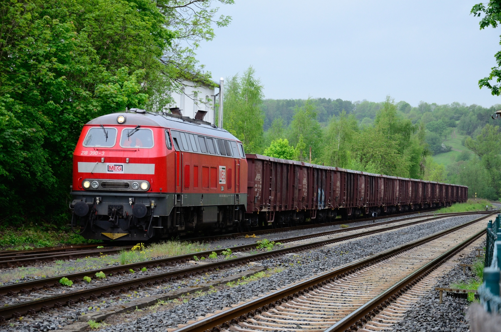 Warten auf die Abfahrt