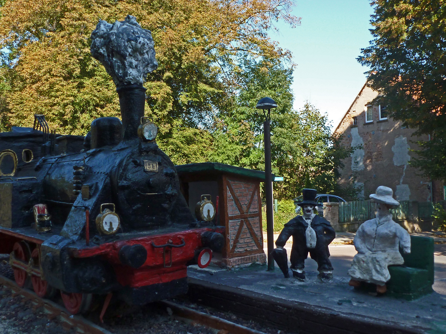 Warten auf die Bahn