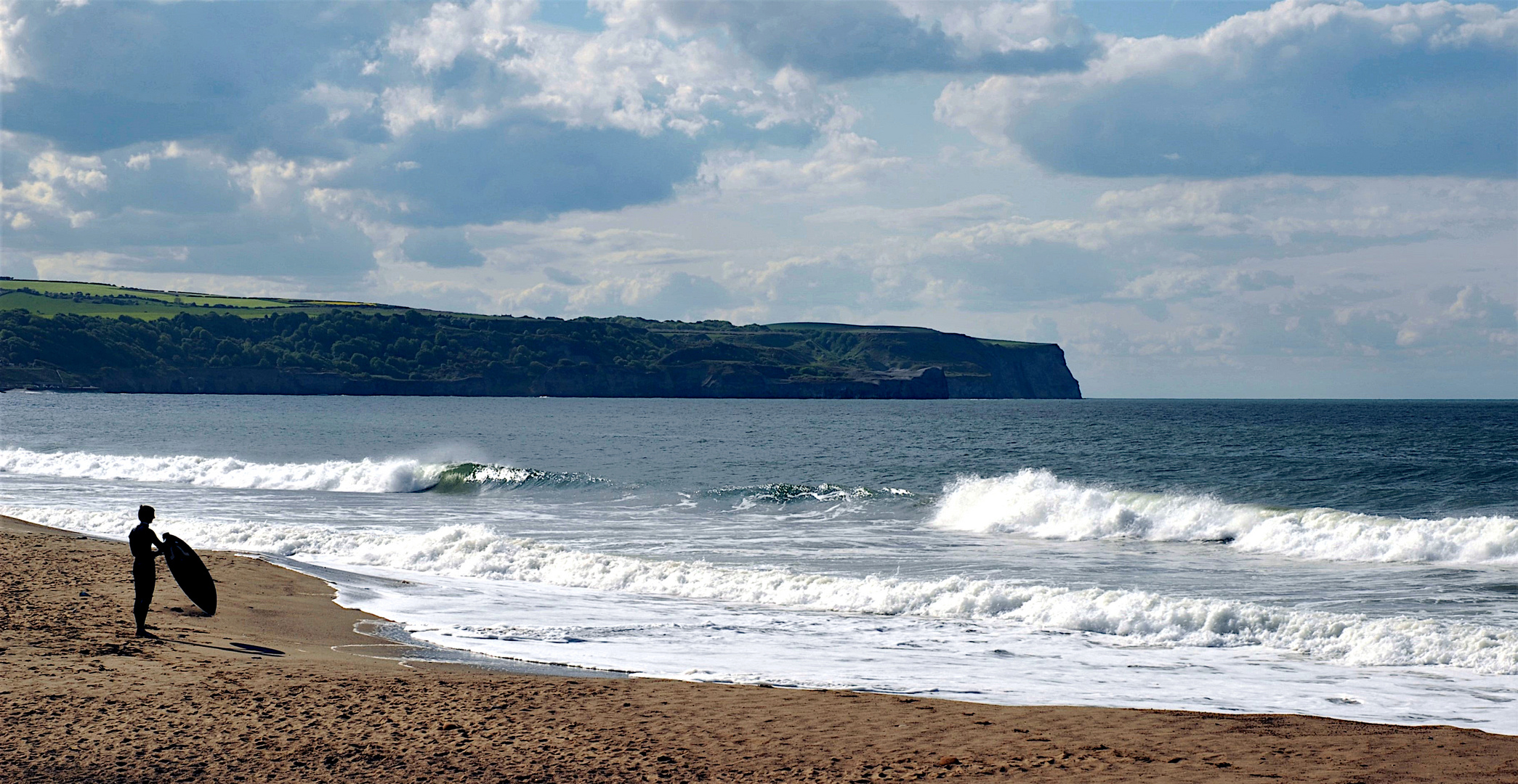 Warten Auf Die Beste Welle Surfer Am Strand Von Whitby North Yorkshire Foto Bild Europe United Kingdom Ireland England Bilder Auf Fotocommunity
