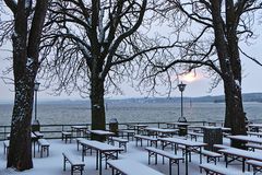 Warten auf die Biergarten-Saison