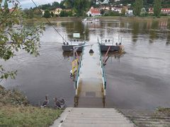 Warten auf die Fähre