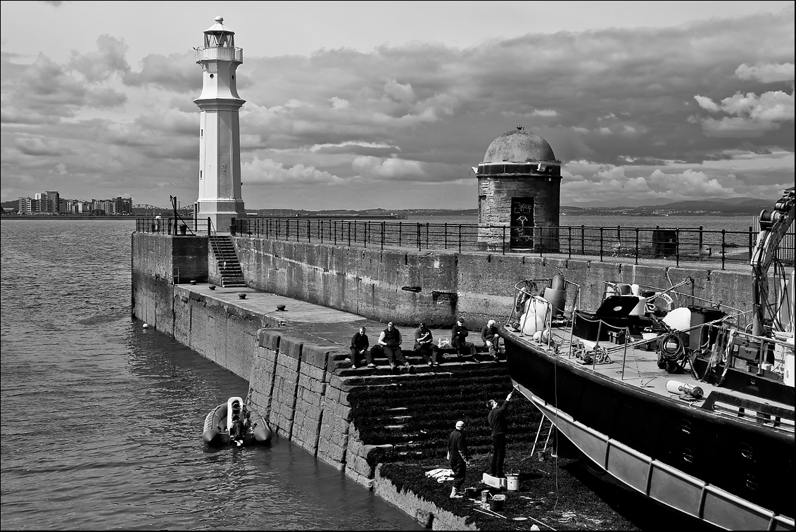 Warten auf die Flut