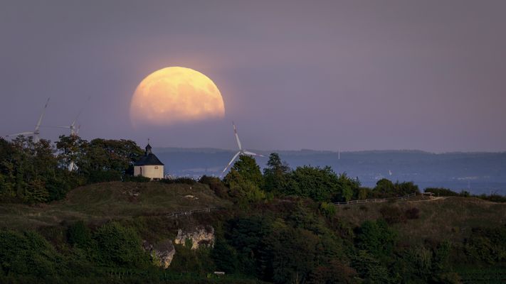 Warten auf die Mondfinsternis
