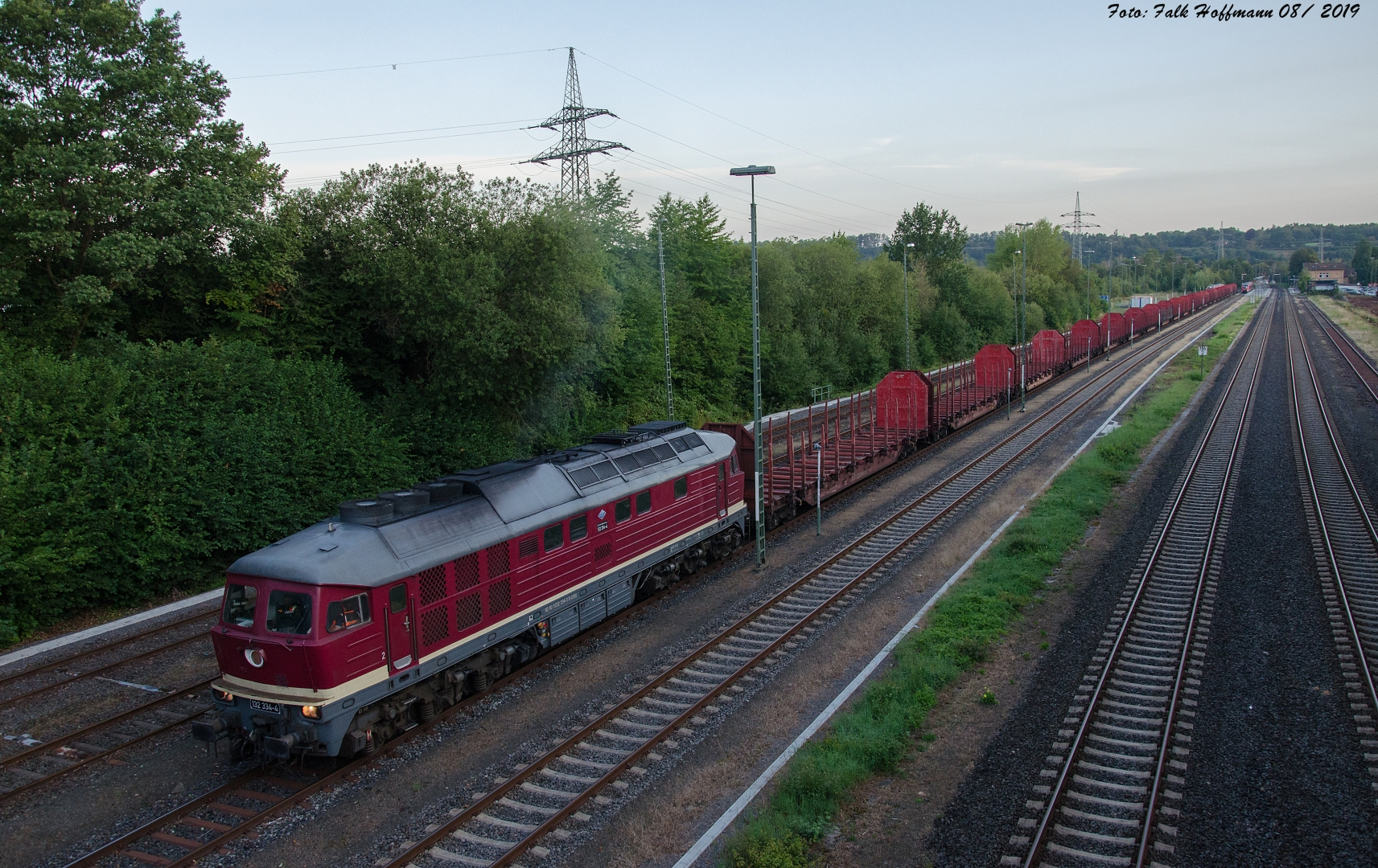 Warten auf die Rangierarbeiten