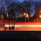 warten auf die richtige Bahn