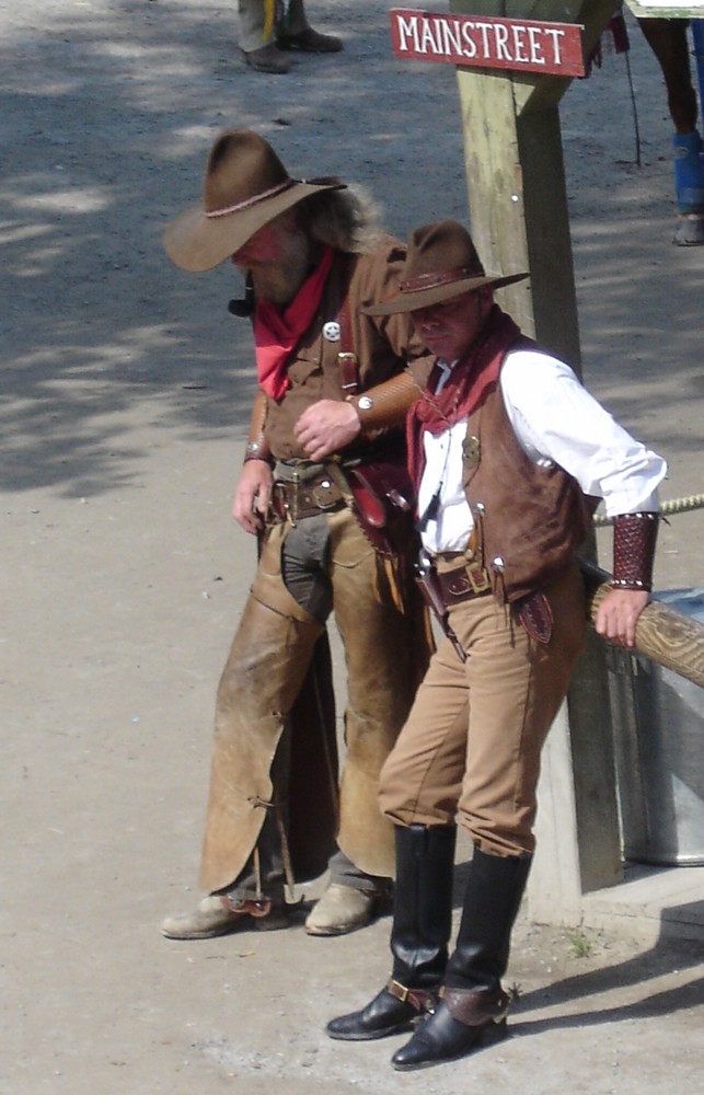 Warten auf die Stagecoach