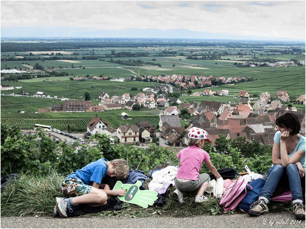 Warten auf die Tour de France