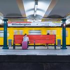 Warten auf die U-Bahn