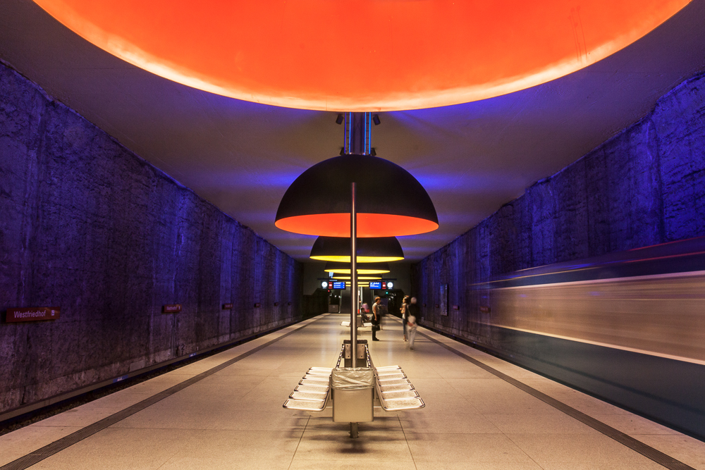 Warten auf die U-Bahn