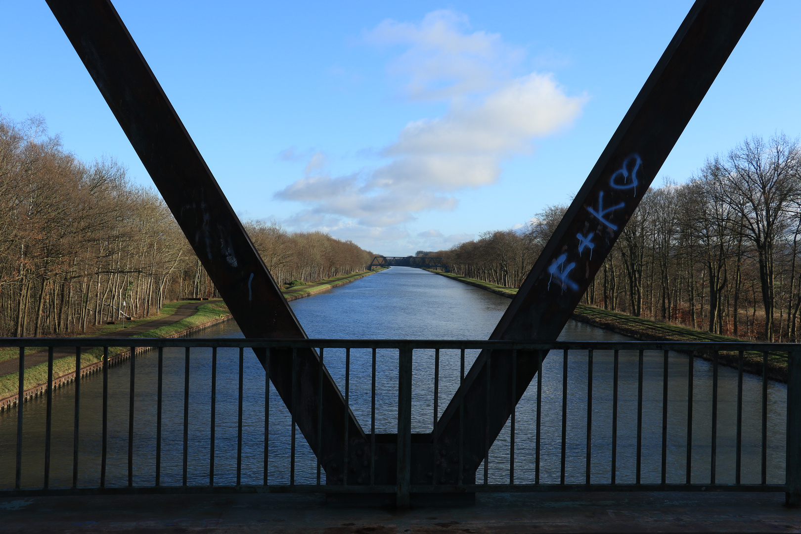 Warten auf ein Schiff