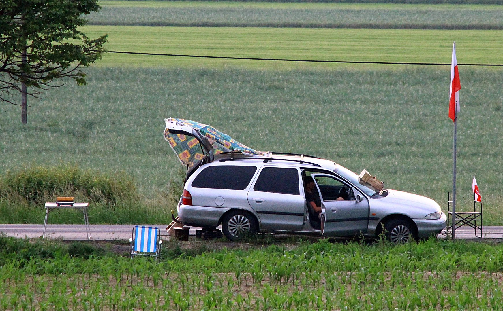 Warten auf Kundschaft