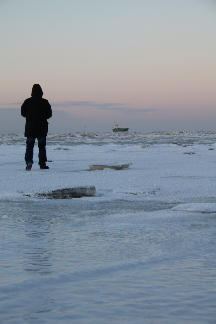 Warten auf Meer