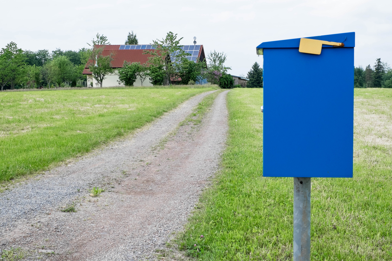 Warten auf Post