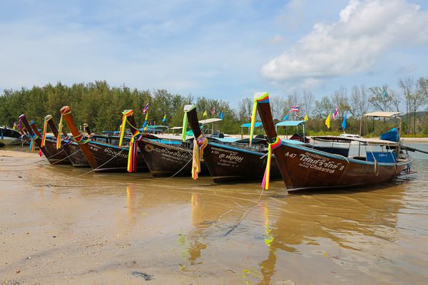 Warten auf Touristen