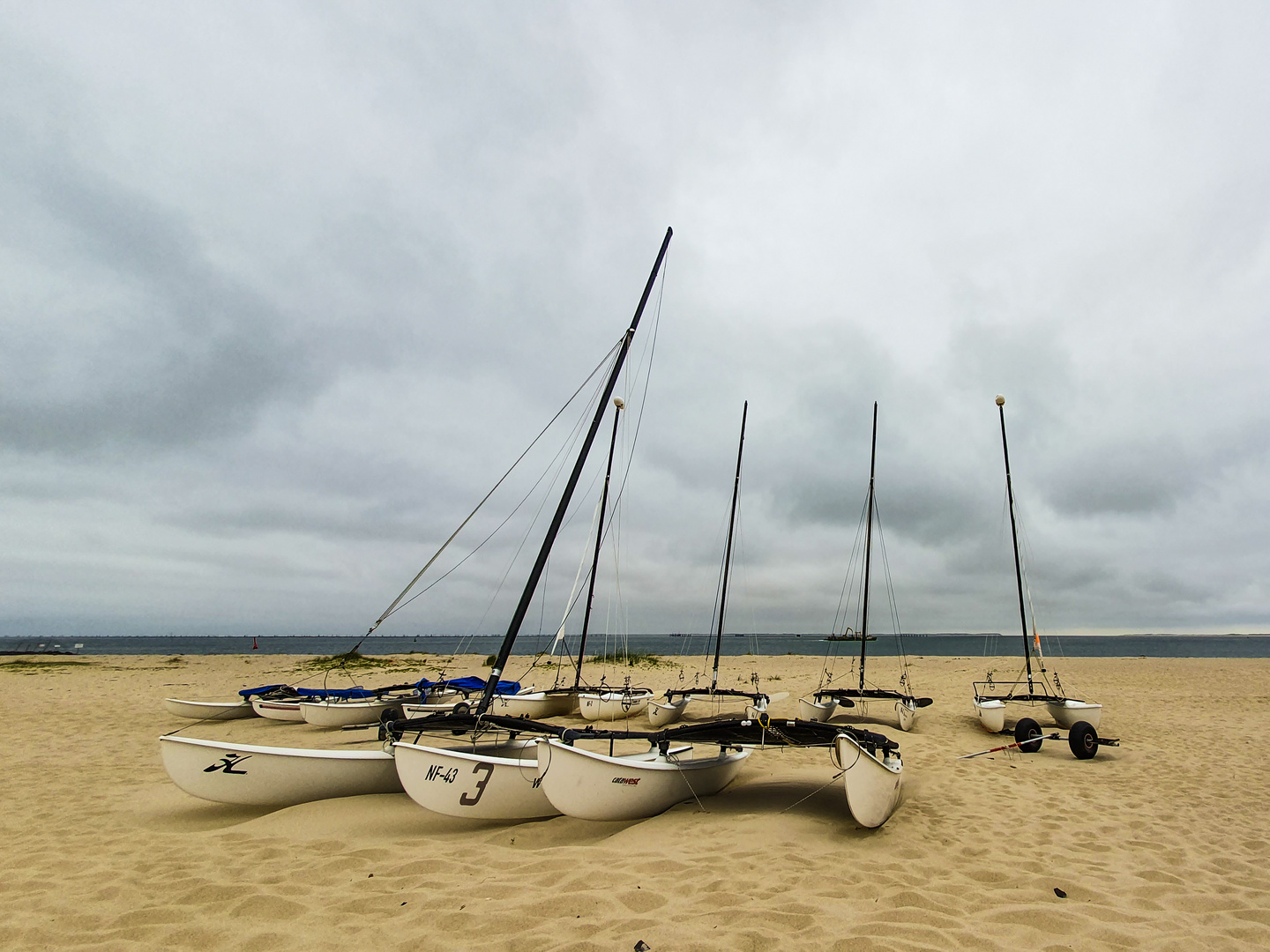 Warten auf Wind