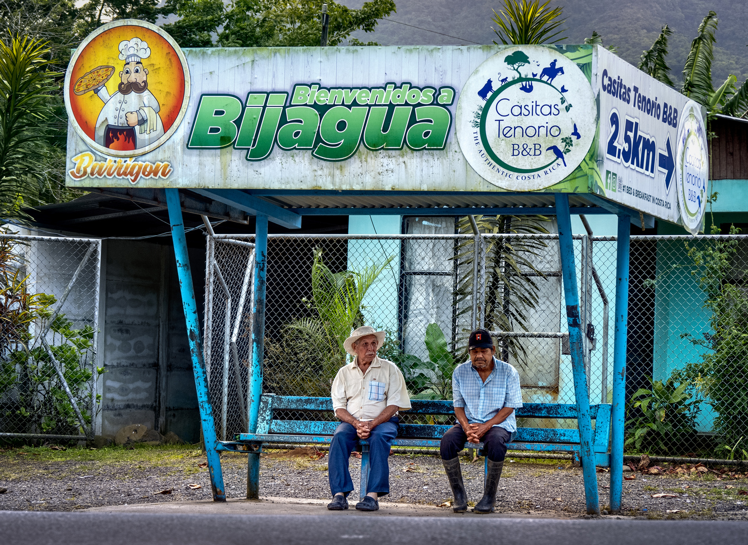 Warten auf'n Bus