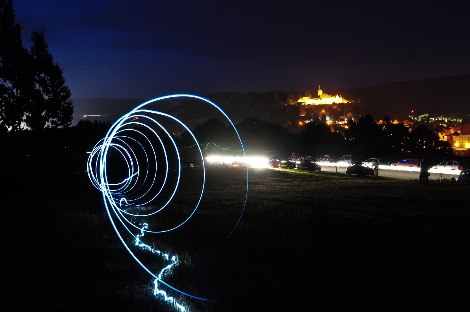 warten aufs Feuerwerk