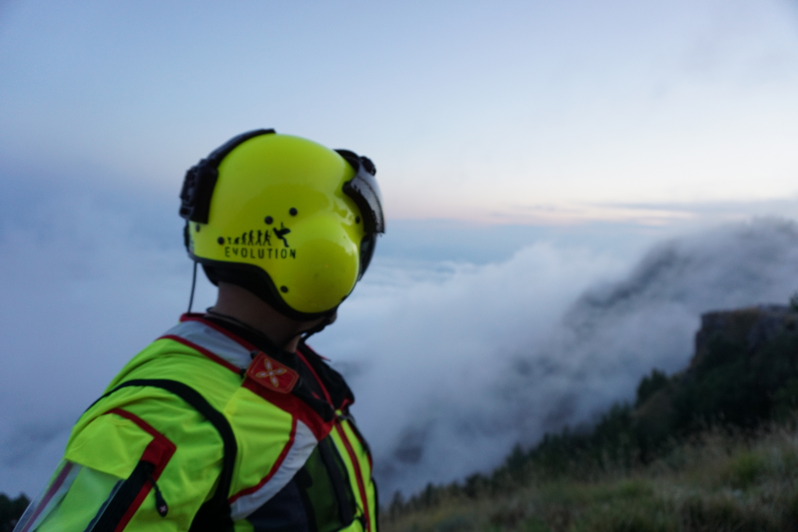 Warten bis sich der Nebel lichtet....