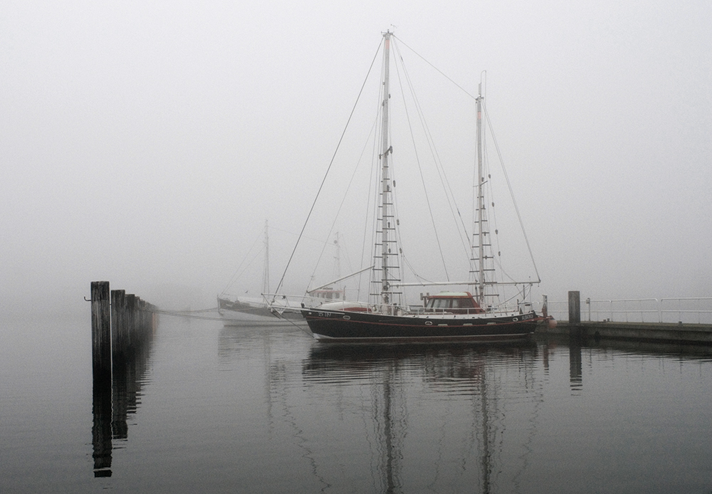 Warten im Nebel