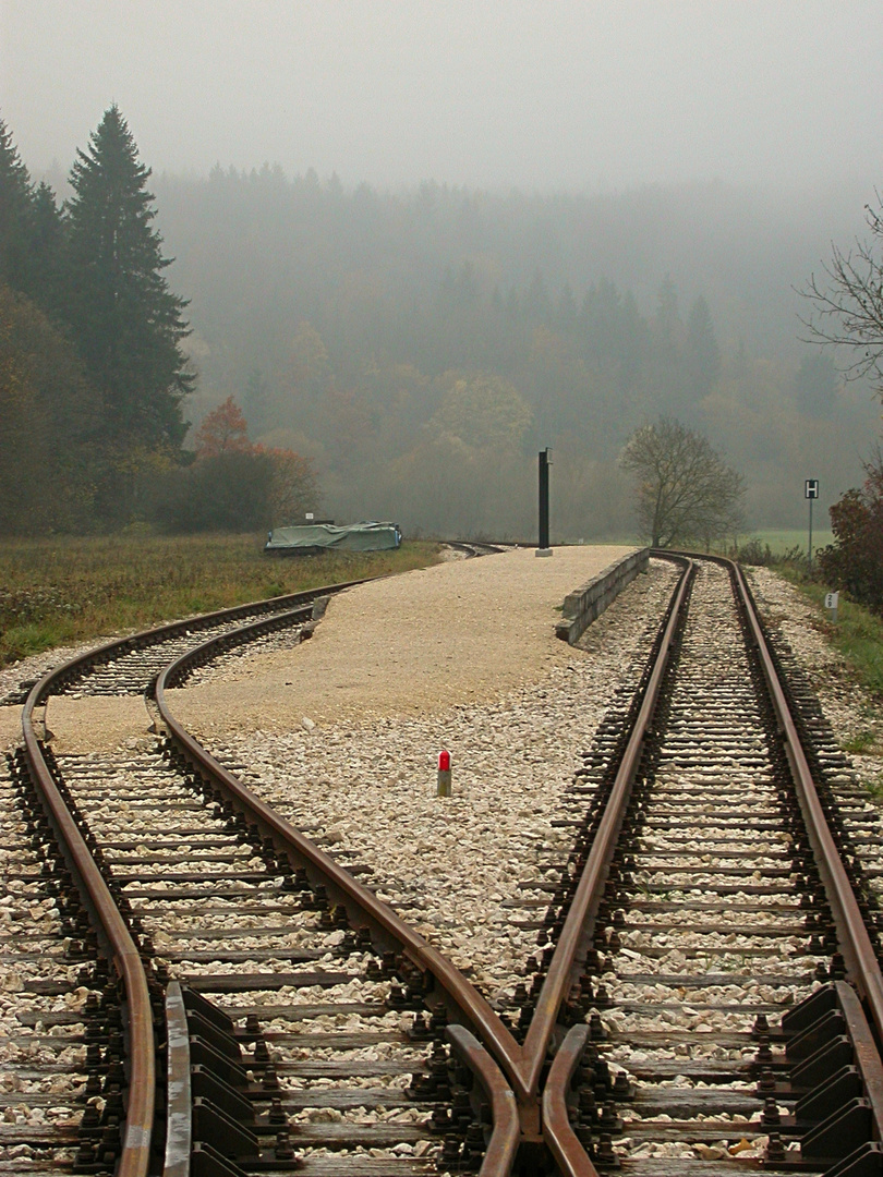 Warten in der Dämmerung