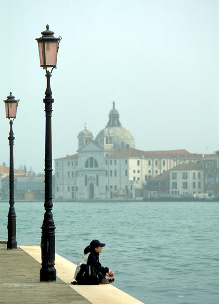 Warten in Venedig