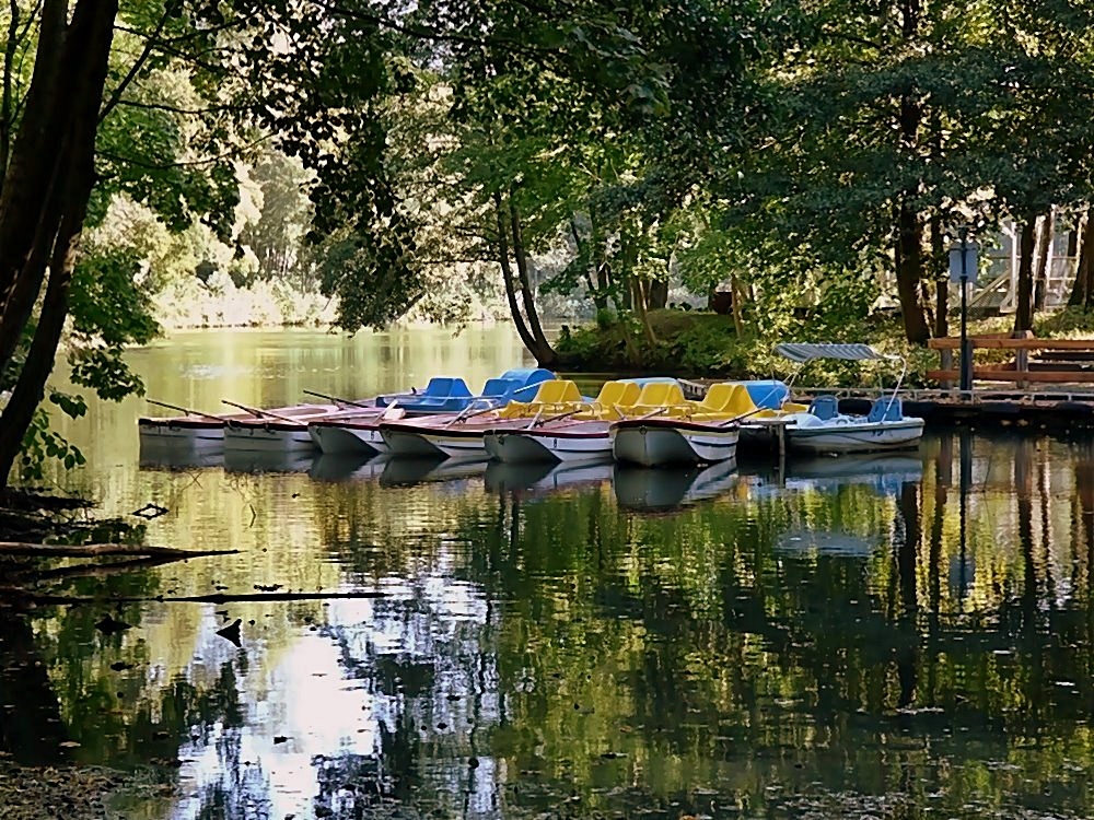 Wartende Boote . . .