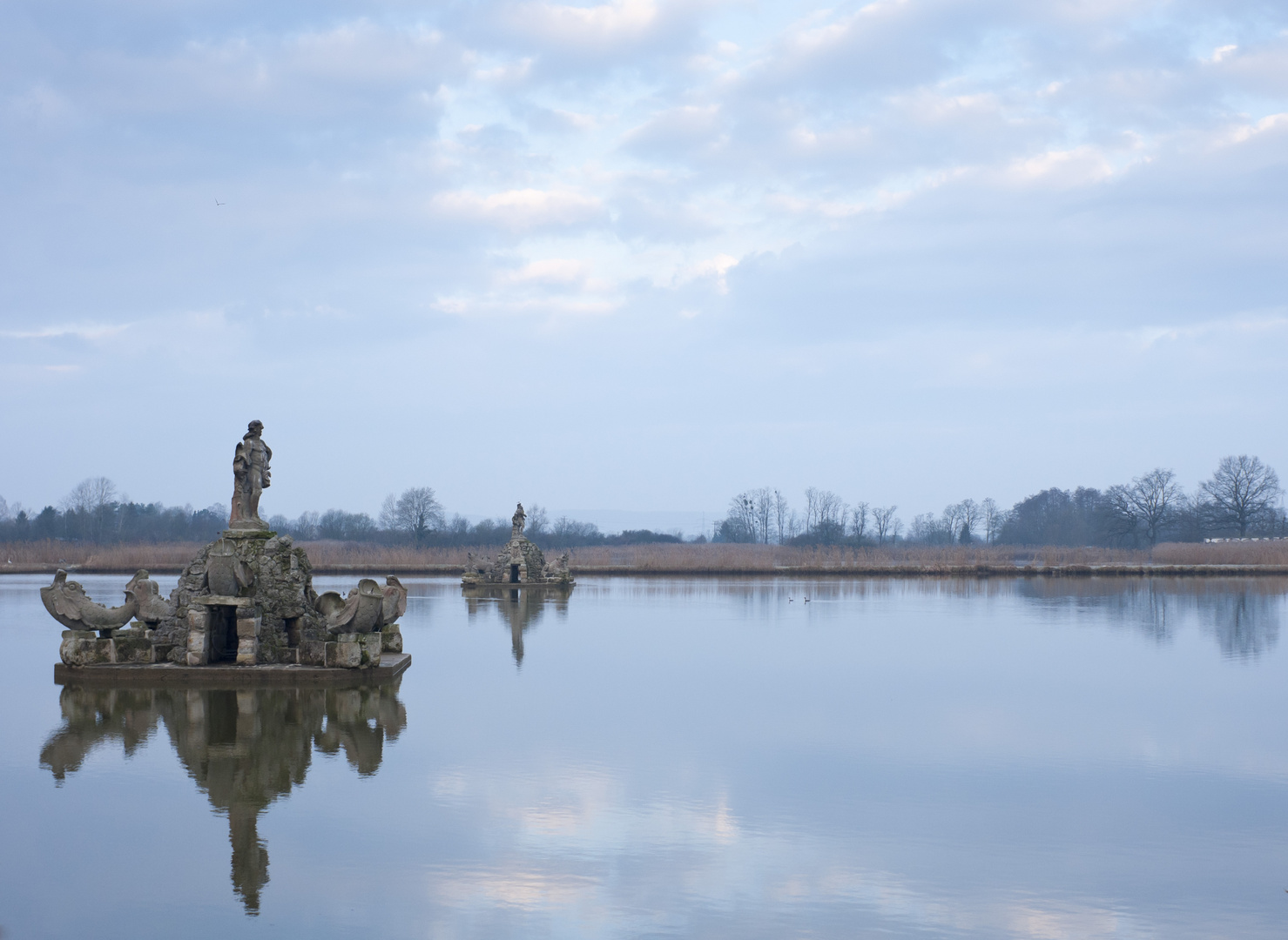 wartende Wasserspeier