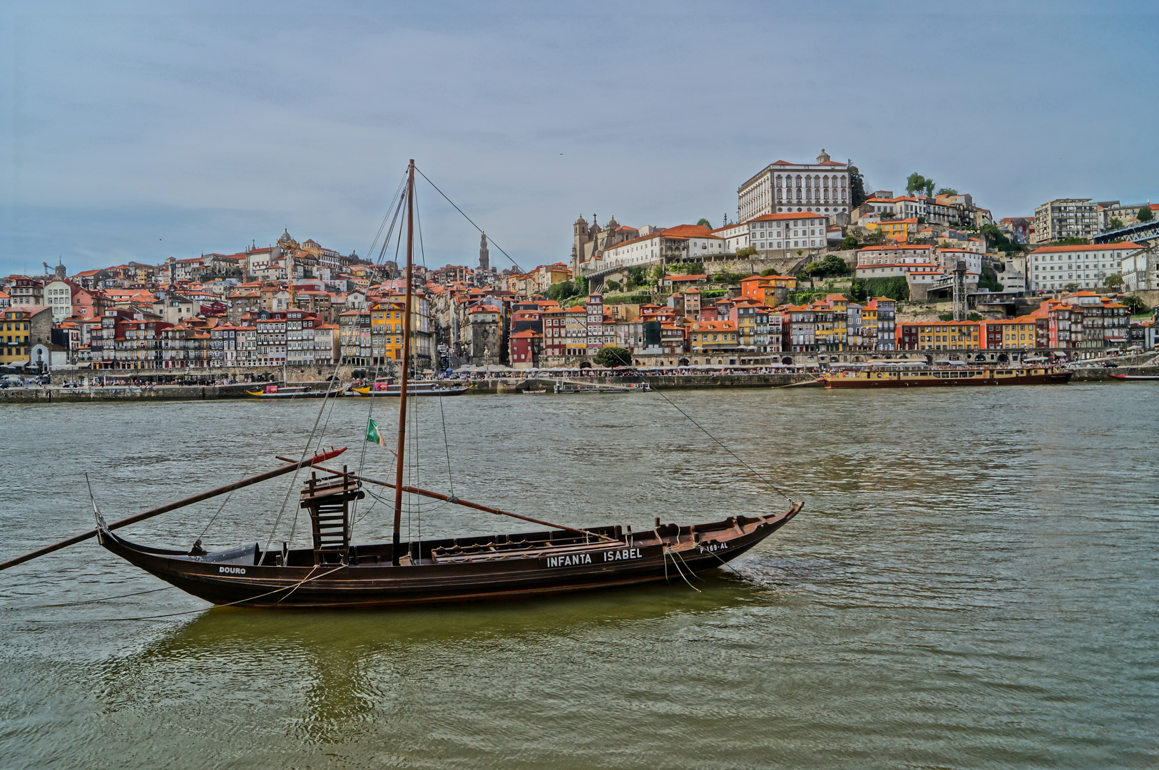 wartendes Boot auf dem Douro