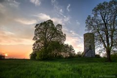 Wartturm im Abendlicht