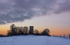 Wartturm im Winter