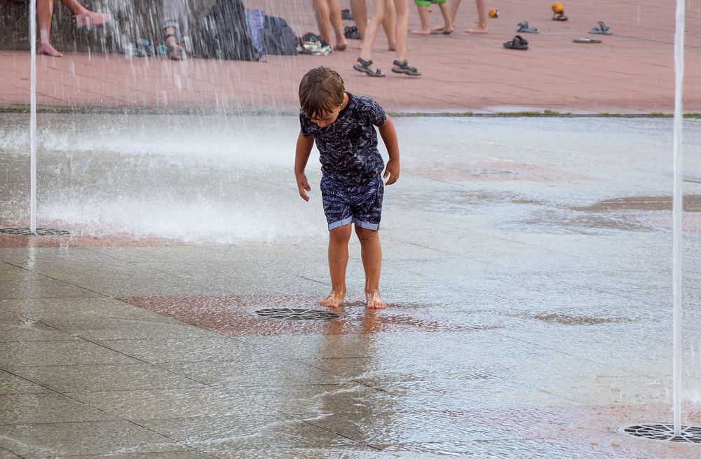 "Warum kommt jetz HIER kein Wasser?"