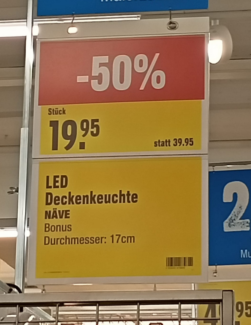 Was es da nicht alles gibt im Baumarkt...