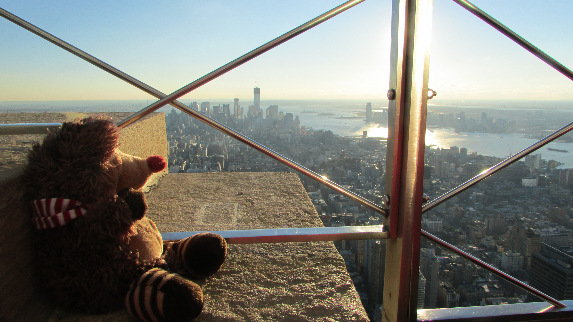 Was für ein Ausblick vom Empire State Building...