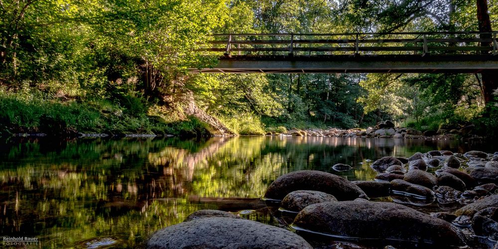 Was für ein idyllisches Badeplätzchen nur für mich alleine