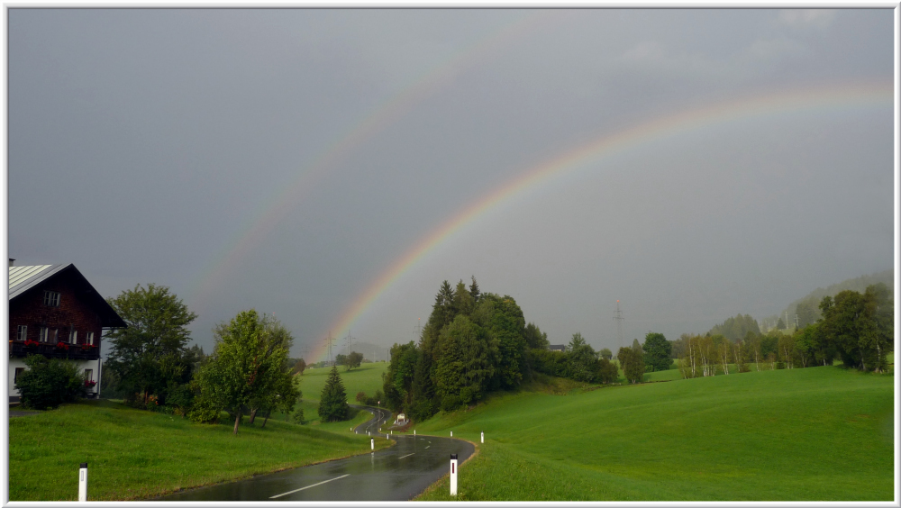 Was für ein Regenbogen!!!