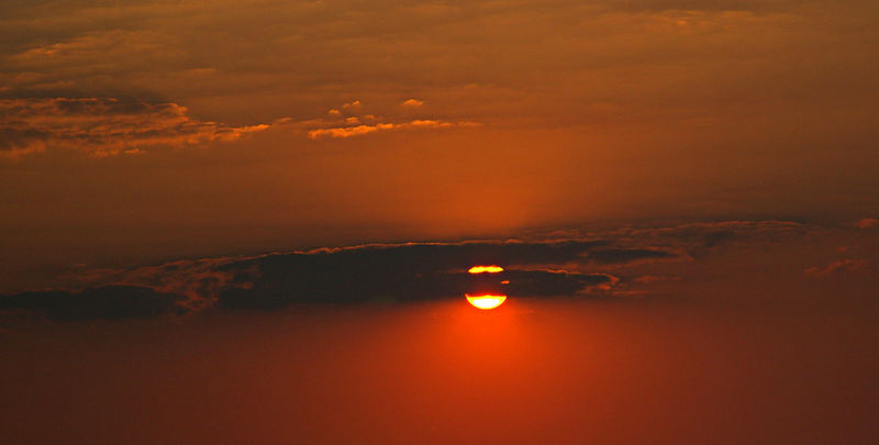 Was für ein Sonnenuntergang