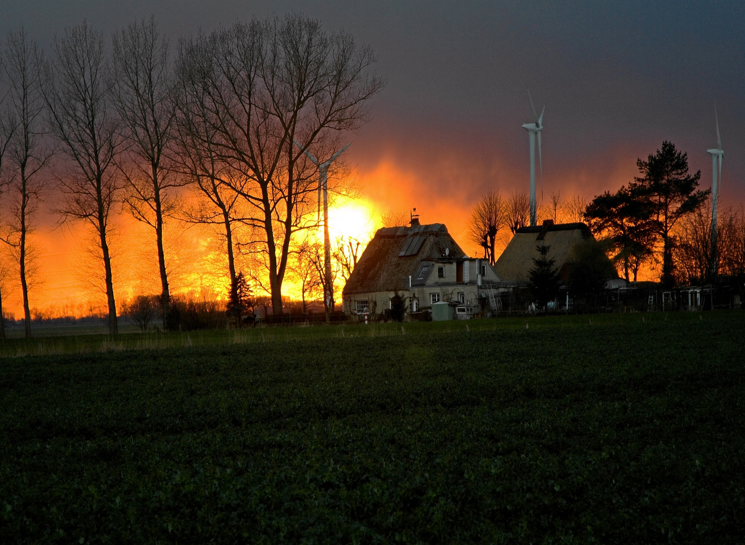 Was für ein Sonnenuntergang !!!