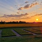 Was für ein Sonnenuntergang in meinem Heimatdorf!