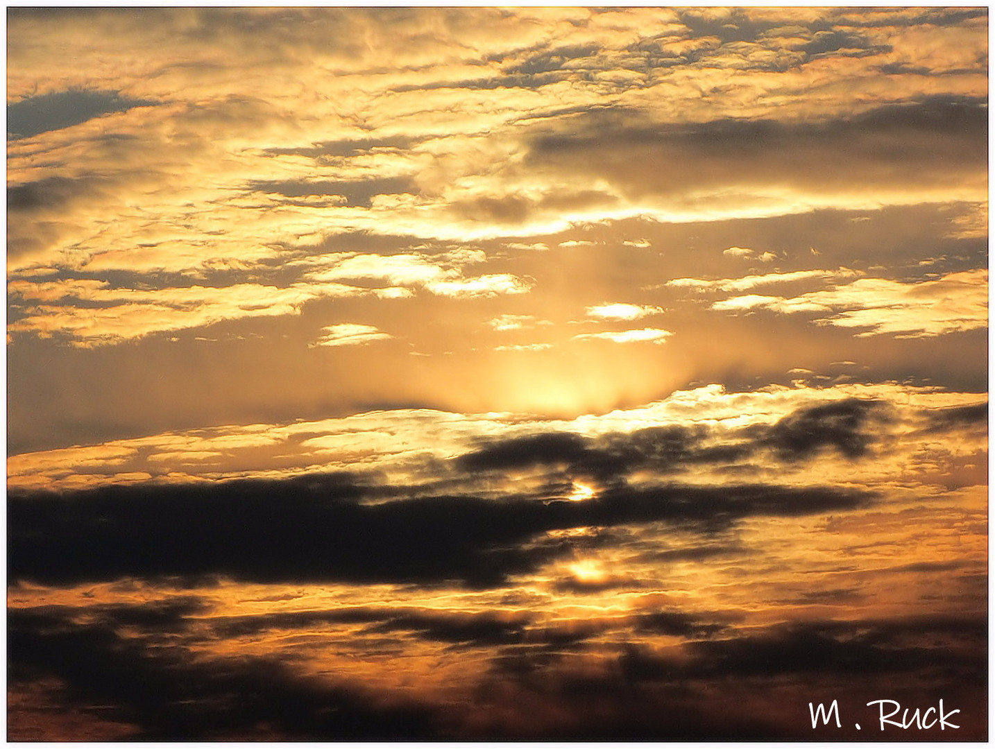 Was für ein Wolkenhimmel !